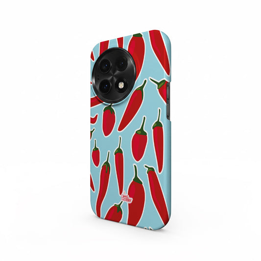 Coque antichoc OnePlus piment bleu, vue trois quarts