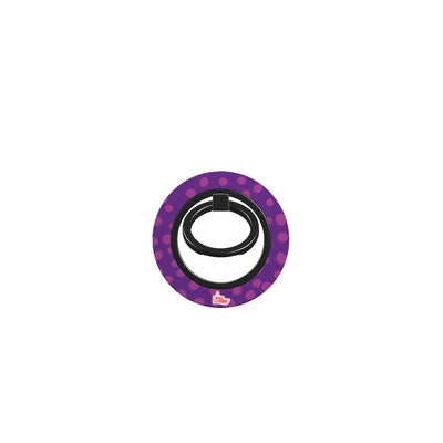 Bague de téléphone magnétique motif dalmatien violet, bague seule, sans téléphone