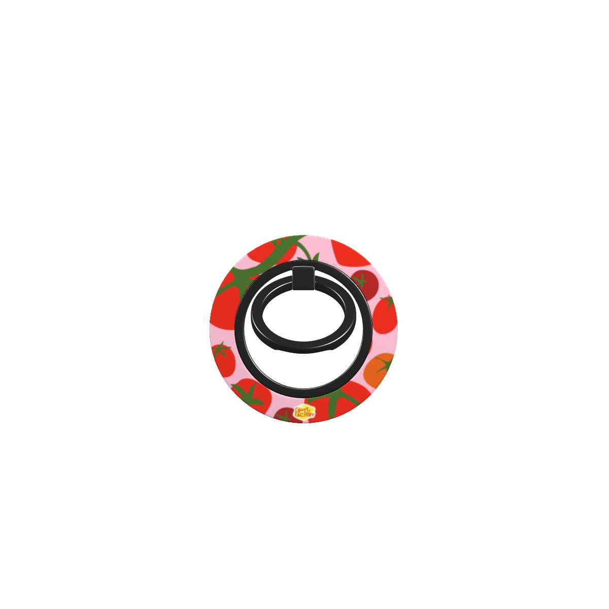 Bague de téléphone magnétique motif tomate rose, bague seule, sans téléphone