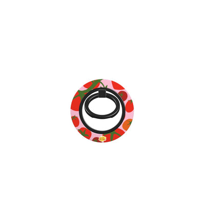 Bague de téléphone magnétique motif tomate rose, bague seule, sans téléphone