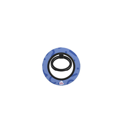 Bague de téléphone magnétique motif tortillon bleu, bague seule, sans téléphone