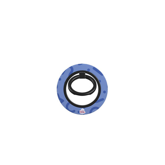 Bague de téléphone magnétique motif tortillon bleu, bague seule, sans téléphone