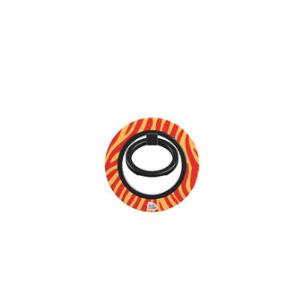 Bague de téléphone magnétique motif zèbre orange, bague seule, sans téléphone