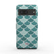 Coque antichoc Google Pixel écailles vert, vue de face