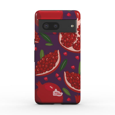Coque antichoc Google Pixel grenade violet, vue de face