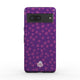 Coque antichoc magnétique Google Pixel dalmatien violet, vue de face