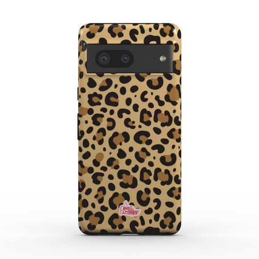 Coque antichoc magnétique Google Pixel léopard brun, vue de face