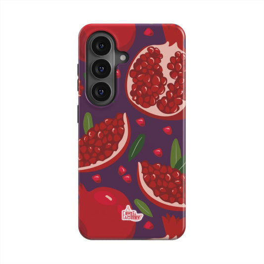 Coque antichoc magnétique Samsung Galaxy grenade violet, vue de face