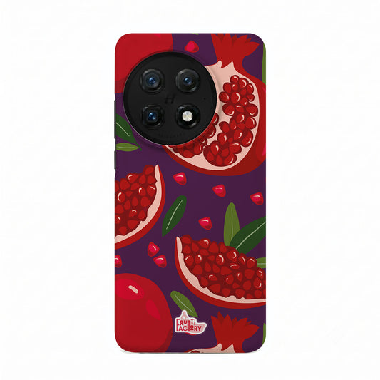 Coque antichoc OnePlus grenade violet, vue de face