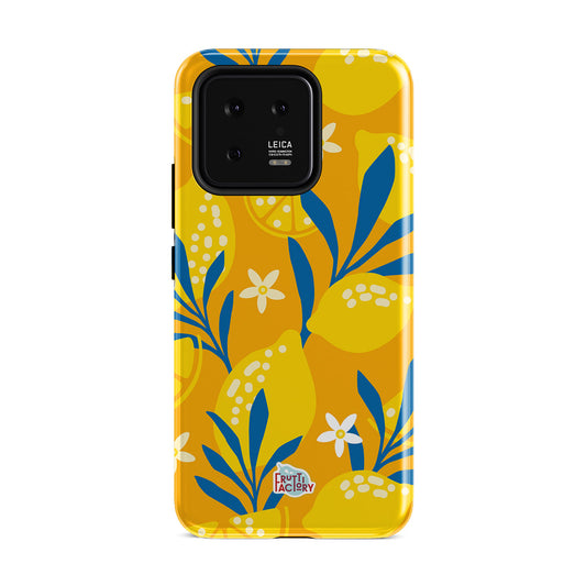 Coque antichoc Xiaomi citron jaune, vue de face