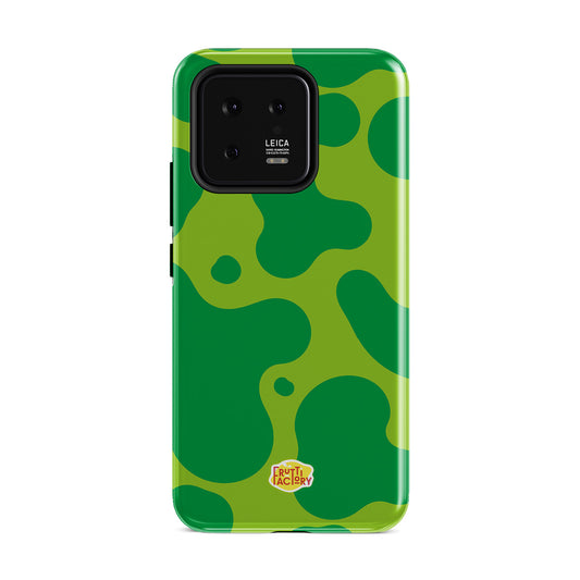 Coque antichoc Xiaomi dinosaure vert, vue de face