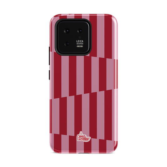 Coque antichoc Xiaomi géométrique rose, vue de face