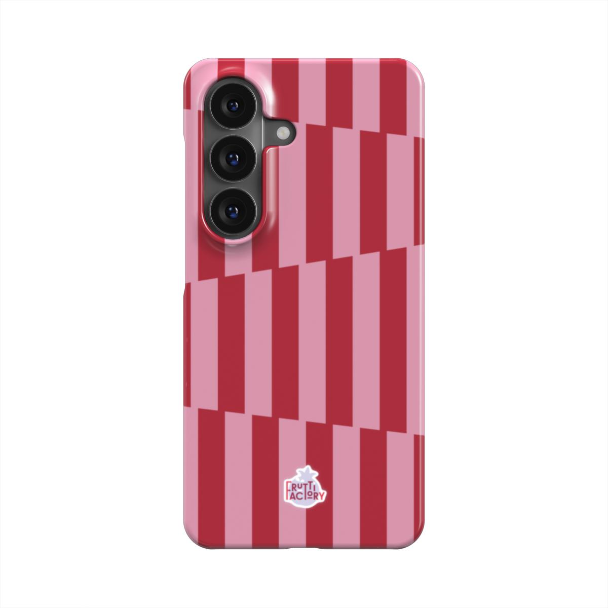 Coque fine et légère Samsung Galaxy géométrique rose, vue de face