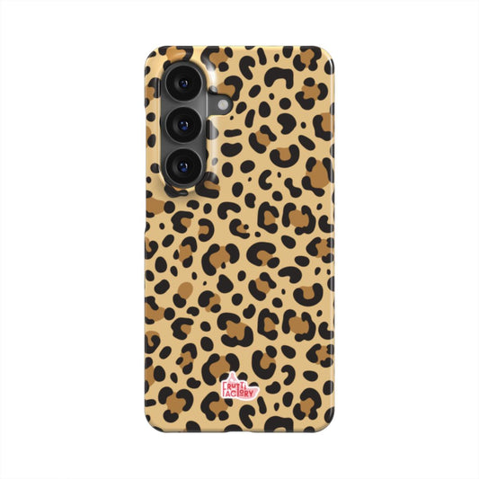Coque fine et légère Samsung Galaxy léopard brun, vue de face