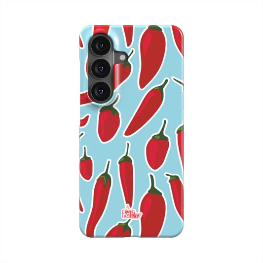 Coque fine et légère Samsung Galaxy piment bleu, vue de face