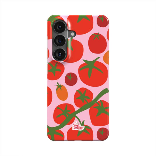 Coque fine et légère Samsung Galaxy tomate rose, vue de face