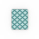 Coque iPad motif écailles vert, vue de face
