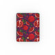 Coque iPad motif grenade violet, vue de face