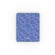 Coque iPad motif tortillon bleu, vue de face