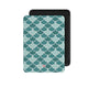 Coque Kindle motif écailles vert, vue de face