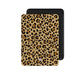 Coque Kindle motif léopard brun, vue de face