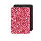 Coque Kindle motif léopard rose, vue de face