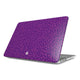 Coque MacBook motif dalmatien violette, vue de face
