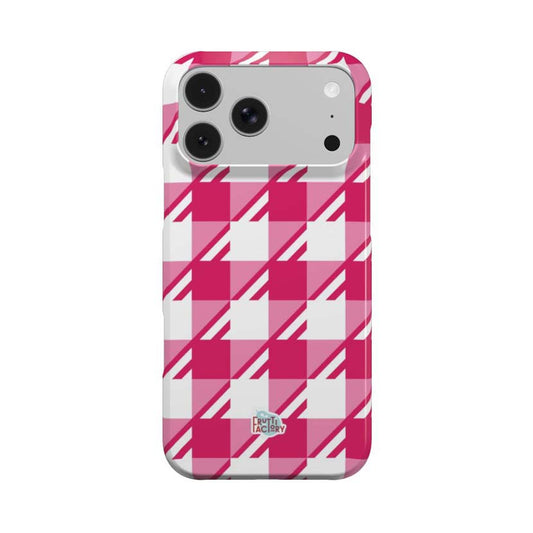 Coque de téléphone - iPhone - Antichoc - Arti Vichy Love - Rose