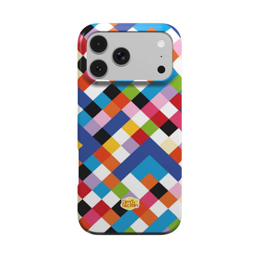 Coque de téléphone - iPhone - Antichoc MagSafe - Arti Arlequin - Multicolore