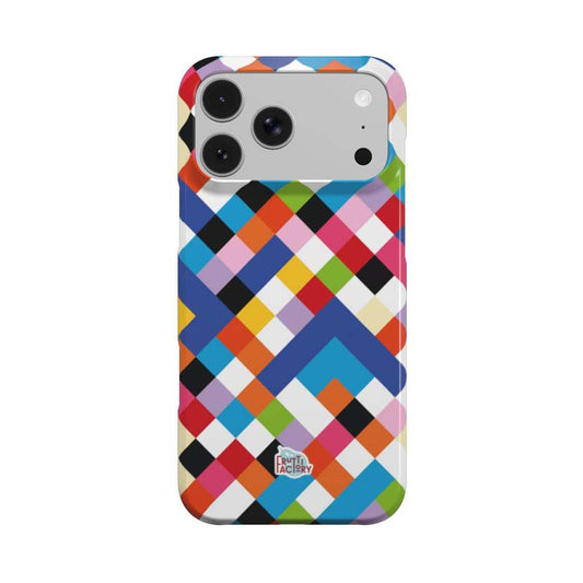 Coque de téléphone - iPhone - Fine - Arti Arlequin - Multicolore