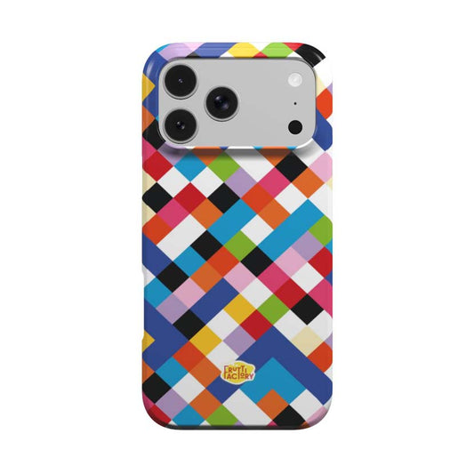 Coque de téléphone - iPhone - Antichoc - Arti Arlequin - Multicolore