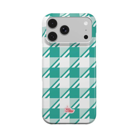 Coque de téléphone - iPhone - Antichoc MagSafe - Arti Vichy Love - Menthe