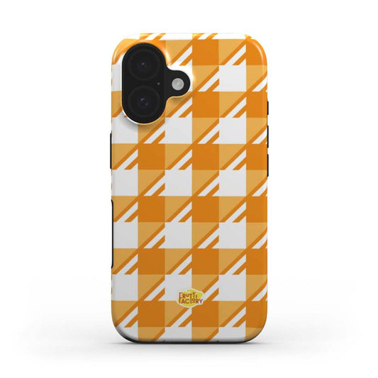 Coque de téléphone - iPhone - Fine - Arti Vichy Love - Orange