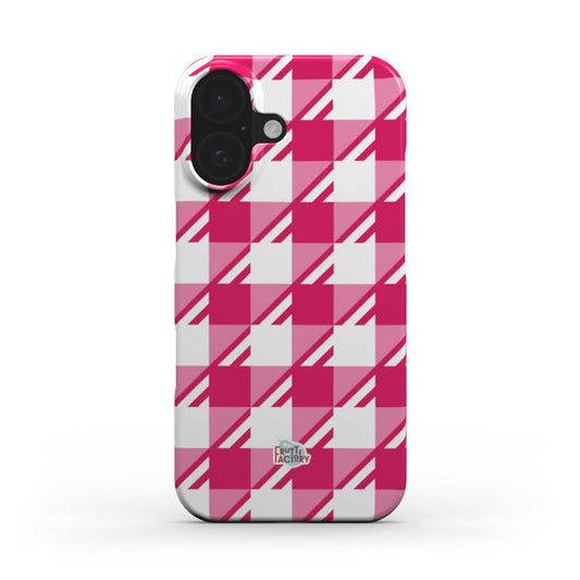 Coque de téléphone - iPhone - Fine - Arti Vichy Love - Rose