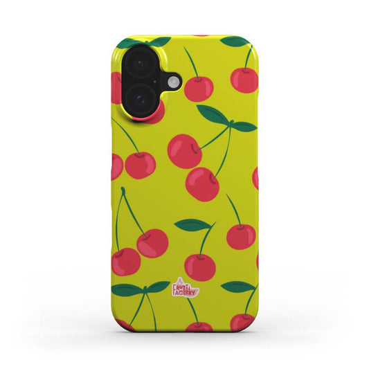 Coque de téléphone - iPhone - Fine - Frutti Cherry Pop - Vert
