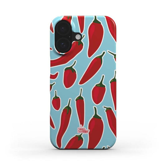 Coque de téléphone - iPhone - Fine - Frutti Spicy Chili - Bleu