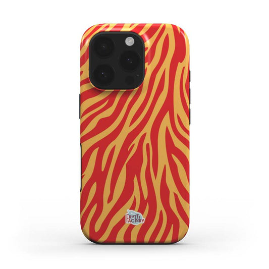 Coque de téléphone - iPhone - Antichoc - Graou Safari - Orange