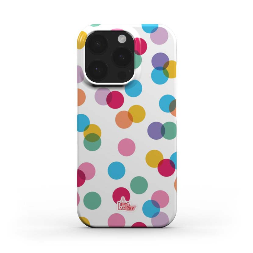 Coque Arti Confetti - iPhone - Antichoc - blanc