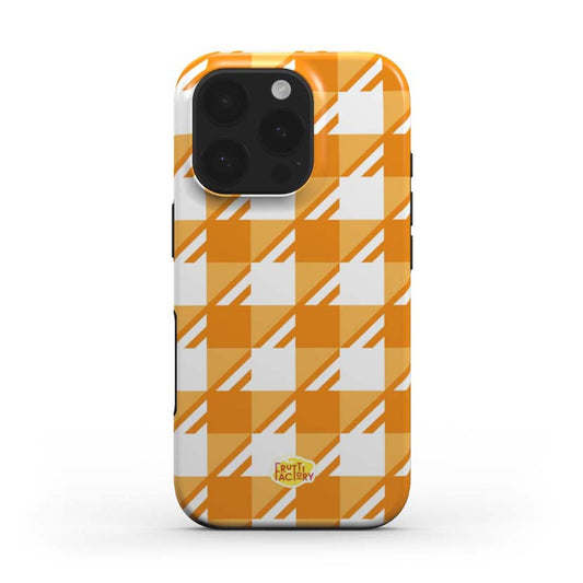 Coque de téléphone - iPhone - Fine - Arti Vichy Love - Orange