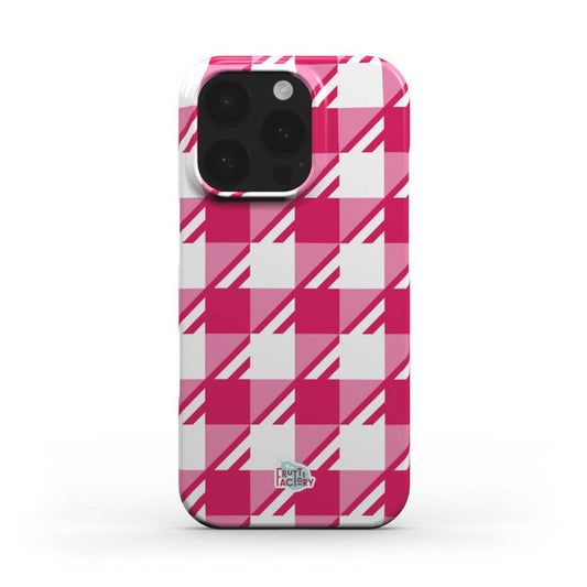 Coque de téléphone - iPhone - Fine - Arti Vichy Love - Rose