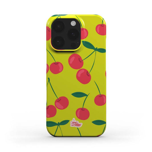 Coque de téléphone - iPhone - Fine - Frutti Cherry Pop - Vert