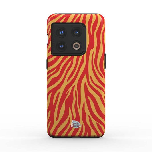 Coque de téléphone - OnePlus - Antichoc - Graou Safari - Orange