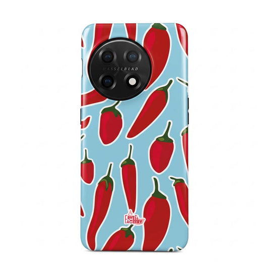 Coque de téléphone - OnePlus - Antichoc - Frutti Spicy Chili - Bleu