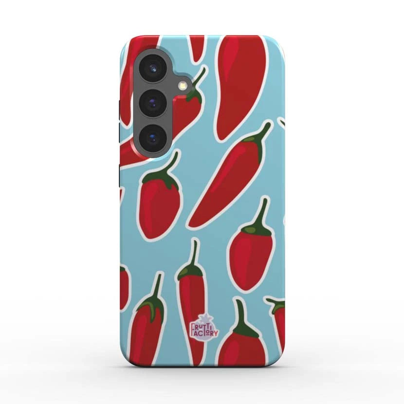Coque de téléphone - Samsung Galaxy - Antichoc magnétique - Frutti Spicy Chili - Bleu
