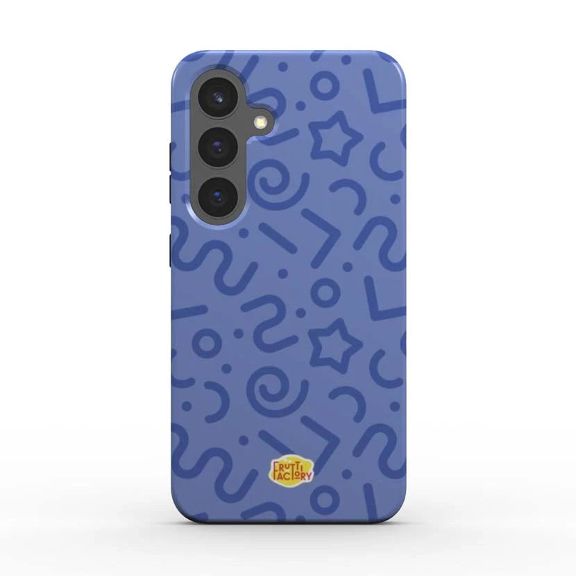 Coque de téléphone - Samsung Galaxy - Antichoc - Arti Tortillon - Bleu