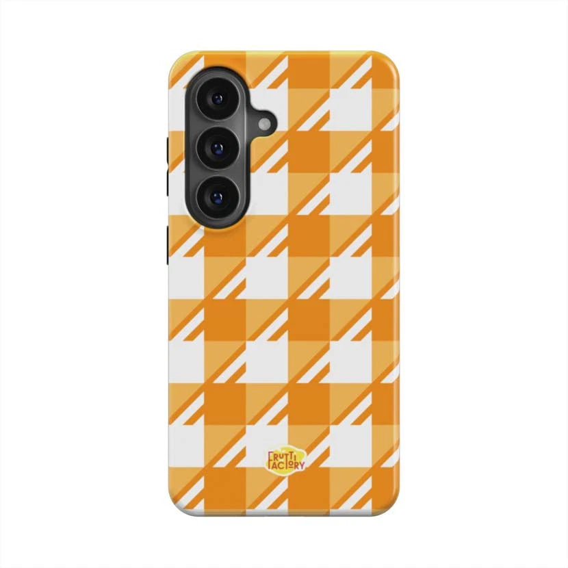Coque de téléphone - Samsung Galaxy - Antichoc magnétique - Arti Vichy Love - Orange