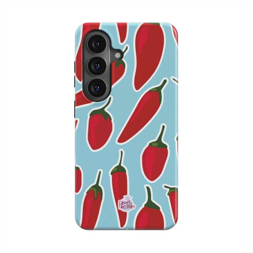Coque de téléphone - Samsung Galaxy - Antichoc magnétique - Frutti Spicy Chili - Bleu