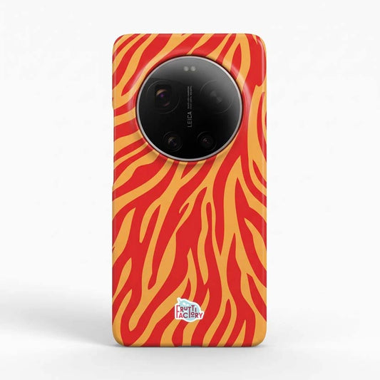 Coque de téléphone - Xiaomi - Antichoc - Graou Safari - Orange